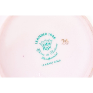 67980 LEANDER AMIS ŚLICZNY WAZON Z RÓŻOWEJ PORCELANY RĘCZNIE MALOWANE RÓŻYCZKI (5).JPG