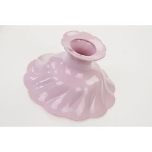 71785 RUDOLF KÄMPF FELICJA GŁĘBSZA PATERKA NA NÓŻCE NA CZEKOLADKI Z RÓŻOWEJ PORCELANY KOLOROWE KWIATKI (5).JPG