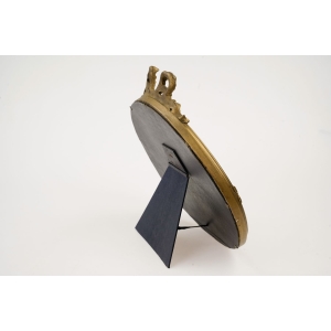 74929 PIĘKNA ZŁOTA RAMKA ZE STARĄ FOTOGRAFIĄ NIEMOWLAKA (3).jpg