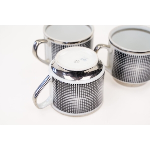 74939 CHODZIEŻ KOMPLET 3 FILIŻANEK OP-ART ROMAN E. RENKOWSKI LATA 70-TE POLSKI NEW LOOK (5).jpg