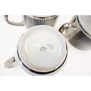 74939 CHODZIEŻ KOMPLET 3 FILIŻANEK OP-ART ROMAN E. RENKOWSKI LATA 70-TE POLSKI NEW LOOK (6).jpg