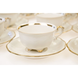 74982 JOHANN SELTMANN KOŚĆ SŁONIOWA I ZŁOCENIA SERWIS DO KAWY 12 OSÓB (2).jpg