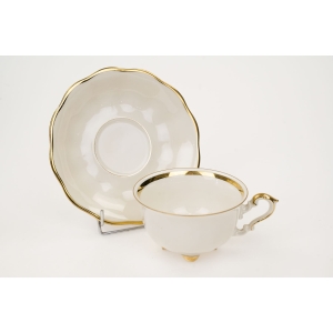 74982 JOHANN SELTMANN KOŚĆ SŁONIOWA I ZŁOCENIA SERWIS DO KAWY 12 OSÓB (7).jpg