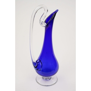 75040 EMPOLI KOBALTOWA ELEGANCKA KARAFKA Z UCHEM NA STOPIE (3).jpg