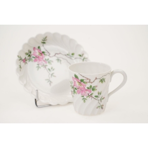 75058 LIMOGES HAVILAND SUBTELNA FILIŻANKA MOKKA ZE SPODKIEM KWITNĄCA JABŁOŃ (3).jpg