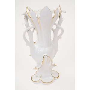 75060 VIEUX PARIS STARY PARYŻ PARA STAREŃKI PORCELANOWY WAZON RĘCZNIE MALOWANY (6).jpg