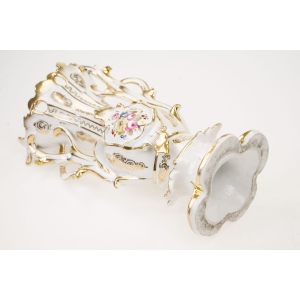 75060 VIEUX PARIS STARY PARYŻ PARA STAREŃKI PORCELANOWY WAZON RĘCZNIE MALOWANY (7).jpg