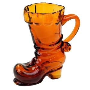 75081 HUTA SZKŁA LAURA BUT WAZON KUFEL CIEMNOBURSZTYNOWY (1).jpg