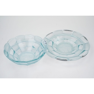 75088 BELGIA BŁĘKITNY ZESTAW SZKIEŁ MISA I PATERA Z KOSZEM KWIATÓW (4).jpg