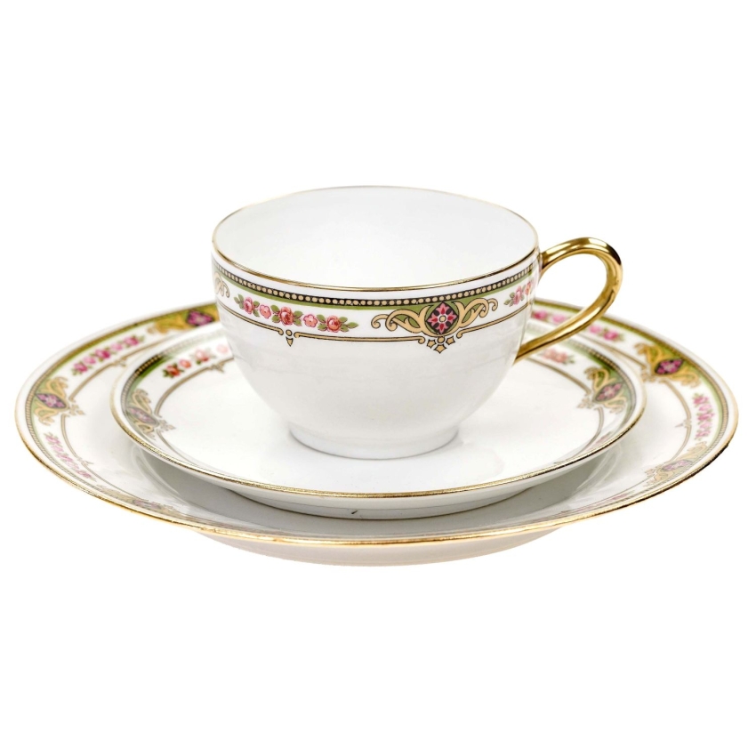 75316 LIMOGES H. BALLEROY ŚNIADANIÓWKA Z KWIATOWYMI BORDIURAMI (1).jpg