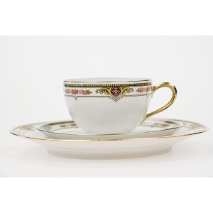 75316 LIMOGES H. BALLEROY ŚNIADANIÓWKA Z KWIATOWYMI BORDIURAMI (2).jpg