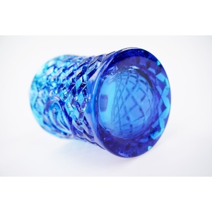 75368 EMPOLI TURKUSOWA KARAFKA Z WZOREM W KRATKĘ (7).jpg