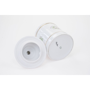 75378 LIMOGES BOMBONIERA POJEMNIK W FORMIE APTECZNEGO SŁOJA DZIKIE RÓŻE I BZY (5).jpg