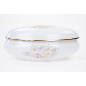 75379 LIMOGES LA SEYNIE OWALNA BOMBONIERA POJEMNIK PUZDERKO LILIA WODNA (2).jpg