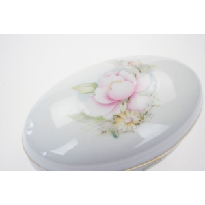 75379 LIMOGES LA SEYNIE OWALNA BOMBONIERA POJEMNIK PUZDERKO LILIA WODNA (3).jpg