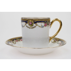 75416 LIMOGES J. BOYER MOKKA ZE SPODKIEM Z KWIATOWYM SZLACZKIEM (2).jpg