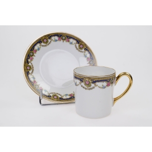 75416 LIMOGES J. BOYER MOKKA ZE SPODKIEM Z KWIATOWYM SZLACZKIEM (3).jpg