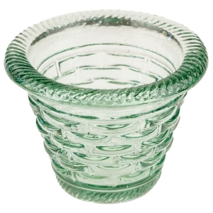 LAZUROWA OSŁONKA NA DONICZKĘ DONICA JAK PLECIONY KOSZYK