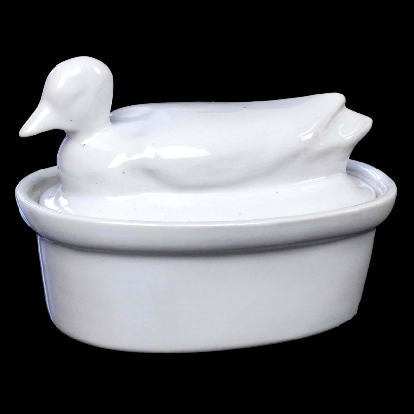 74660 CERAMICZNA KACZKA POJEMNIK NA PASZTET SCHOWEK NA DROBIAZGI (1).jpg