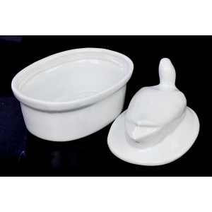 74660 CERAMICZNA KACZKA POJEMNIK NA PASZTET SCHOWEK NA DROBIAZGI (3).JPG