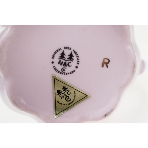 54870 CHODOV KUBEK Z RÓŻOWEJ PORCELANY ANEMONY I ZŁOCENIA (6).JPG
