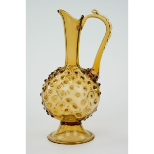 75637 EMPOLI BURSZTYNOWY DZBAN WAZON KARAFKA JEŻYK (2).jpg