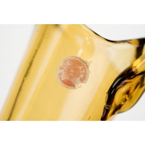 75637 EMPOLI BURSZTYNOWY DZBAN WAZON KARAFKA JEŻYK (4).jpg