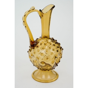 75637 EMPOLI BURSZTYNOWY DZBAN WAZON KARAFKA JEŻYK (5).jpg