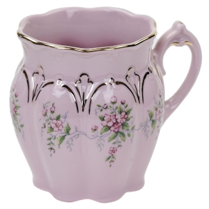 CHODOV RÓŻOWA PORCELANA KUBEK W DROBNE KWIATUSZKI