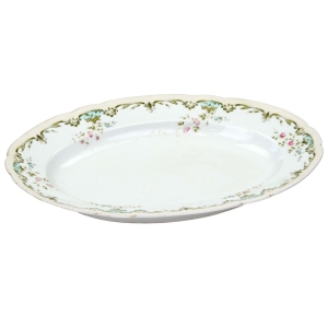 LETTIN H. BAENSCH STARA OWALNA PATERA RĘCZNIE MALOWANA