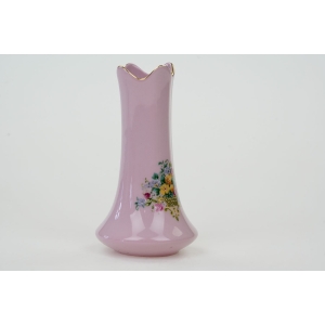 75805 PIRKENHAMMER WAZONIK FLET Z RÓŻOWEJ PORCELANY KOSZ KWIATÓW (2).jpg