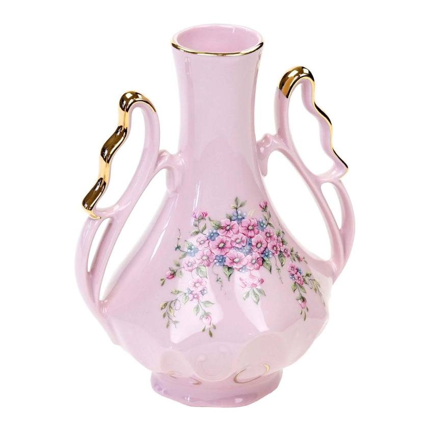 75807 CHODOV JARMILA WAZON Z RÓŻOWEJ PORCELANY RELIEFY I ZŁOCENIA (1).jpg