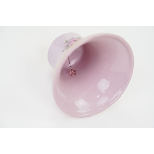 75813 CHODOV KOLEKCJONERSKI DZWONEK DZWONECZEK Z RÓŻOWEJ PORCELANY (4).jpg