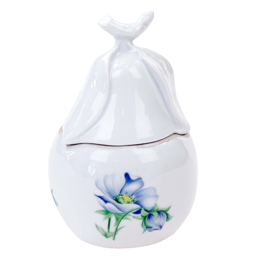 75825 LIMOGES L. LOURIEUX GRUSZKA POJEMNIK BOMBONIERKA NIEBIESKIE KWIATY (1).jpg