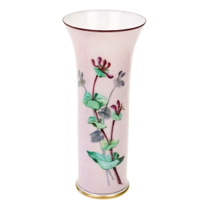 SPORY RĘCZNIE MALOWANY WAZON Z WICIOKRZEWEM