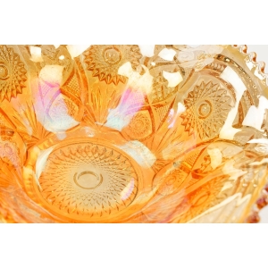 75908 CARNIVAL GLASS IMPERIAL OKAZAŁA MISA Z FALBANĄ (3).jpg