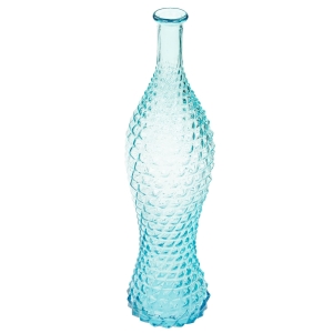 WŁOCHY EMPOLI TURKUSOWA BUTLA KARAFKA WAZON WYSOKA