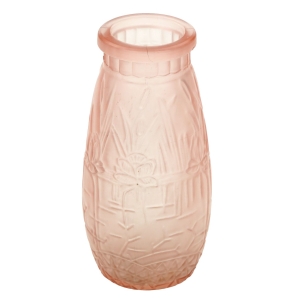 75966 RÓŻOWY SATYNOWY CICHODMUCHANY WAZON W STYLU ART-DECO LATA 30-TE (1).jpg