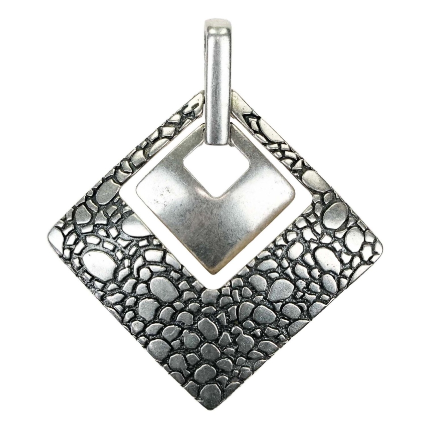 76025 SREBRNA MODERNISTYCZNA ZAWIESZKA WISIOREK PRÓBA 925 WAGA 8,6 G (1).jpg