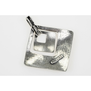 76025 SREBRNA MODERNISTYCZNA ZAWIESZKA WISIOREK PRÓBA 925 WAGA 8,6 G (3).jpg