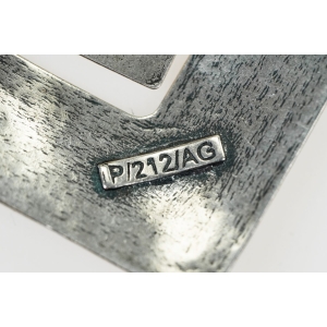 76025 SREBRNA MODERNISTYCZNA ZAWIESZKA WISIOREK PRÓBA 925 WAGA 8,6 G (4).jpg