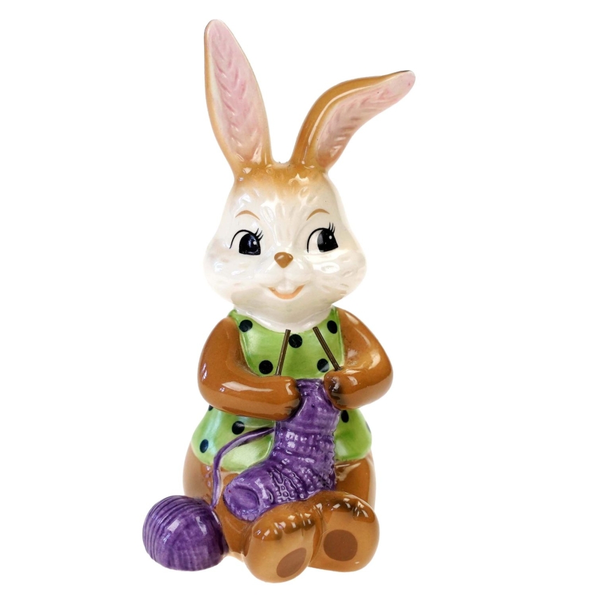 76192 WIELKANOC GOEBEL FIGURKA ZAJĄCA ROBIĄCEGO NA DRUTACH (1).jpg