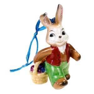 76196 WIELKANOC GOEBEL FIGURKA ZAJĄCA Z KOSZYCZKIEM DO ZAWIESZENIA (1).jpg
