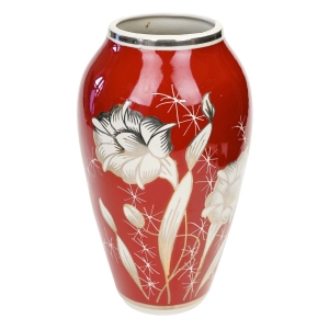 CHODZIEŻ CZERWONY SPORY DUŻY WAZON W LILIE 26,5 CM