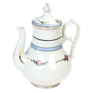 BIEDERMEIER RĘCZNIE MALOWANY DZBANEK DO KAWY