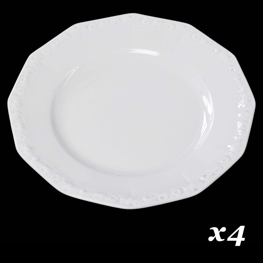 76286 ROSENTHAL MARIA WEISS CLASSIC KOMPLET 4 TALERZY OBIADOWYCH ŚR. 25 CM (1).jpg