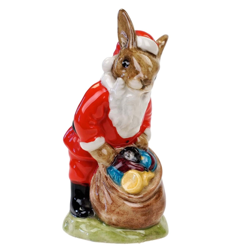 76299 WIELKANOC ROYAL DOULTON FIGURKA KRÓLICZKA W STROJU MIKOŁAJA (1).jpg