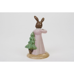 76300 WIELKANOC ROYAL DOULTON FIGURKA ZAJĄCZKA KRÓLICZKA Z PREZENTEM (3).jpg