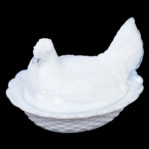 WIELKANOC VALLERYSTHAL LATTIMO STAREŃKA MLECZNA KURA SYGNOWANA