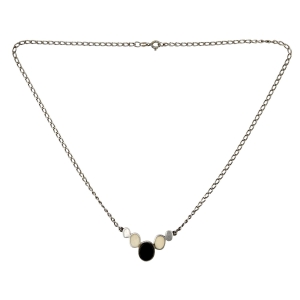 SREBRNA ELEGANCKA KOLIA NASZYJNIK PR. 925 WAGA 8,5 G